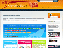 Tablet Screenshot of ailerondulion.fr